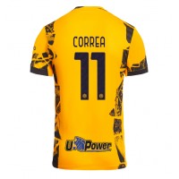 Camisa de Futebol Inter Milan Joaquin Correa #11 Equipamento Alternativo 2024-25 Manga Curta